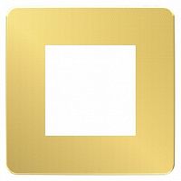 Рамка 1 пост UNICA STUDIO, золото | код. NU280260 | Schneider Electric